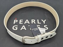 ☆新品正規品最新作 PEARLYGATES/ジャックバニー 厚盛りラバーベルト (UNISEX)　ラバーのロゴが厚盛りで立体感のあるベルトです。_画像4