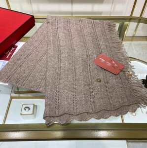 Loro Piana　ロロピアーナ　100％カシミア　マフラー　大判　レディース　ストール　秋冬新品　プレゼント　箱付き　2825