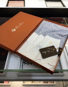 Loro Piana　ロロピアーナ　秋冬新品　マフラー　100％カシミア　レディース　ストール　プレゼント　箱付き　2801