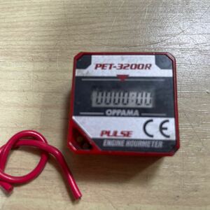 Racing kart用　OPPAMA デジタルアワーMeter　PET−3200R