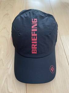 BRIEFING ブリーフィング MS VERTICAL LOGO CAP バーティカルロゴキャップ BLACK