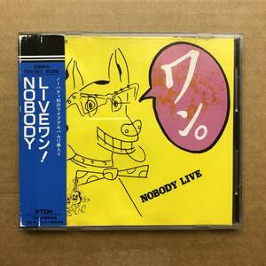 ■ NOBODY / LIVE ワン！ 【CD】T32X-1002