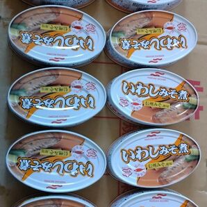 マルハニチロイワシ缶詰め　味噌味　国産10缶　非常時にも！