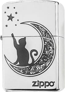 ZIPPO　ジッポー　 猫 かわいい CAT プレゼント 　シルバー