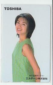 9-i169 酒井法子 東芝エルテージ テレカ