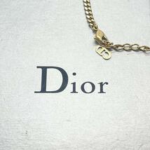 希少 クリスチャンディオール Christian Dior ネックレス アクセサリー 5連 カラーストーン ラインストーン Dior 刻印 ゴールド 金 高級品_画像4