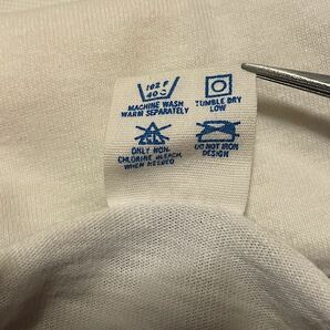 80s チャンピオン Champion USAFA ミリタリー ビンテージ Tシャツ トリコタグ リンガーT アメリカ合衆国空軍士官学校白×紺トリム,XLサイズの画像4