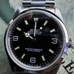 1円スタート☆ 売り【OH済】ROLEX EXPLORER 14270 N 品番の画像1