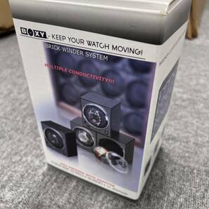 BOXY Design ボクシー ウォッチワインダー ワインディングマシーン 自動巻き上げ機 オシャレ 腕時計 保管収納ケース 静音 マブチモーターの画像6