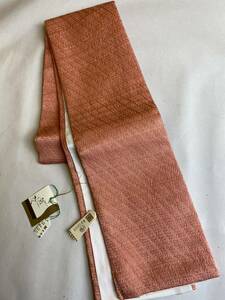 未使用　正絹　重ね襟　ピンク　定価20,000 重ね衿　和装小物