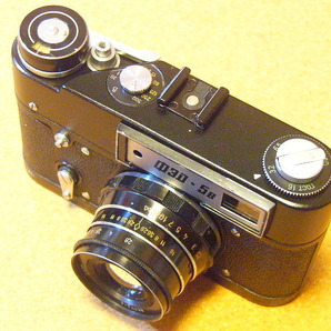 動作・状態良好 Leica L39マウント機 FED フェド FED-5a型 ブラック +Industar-61 F2.8 55mm 他 (動作・良品) ジャンク扱いの画像2