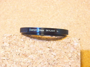 Canon キャノン 純正フィルター SKYLIGHT 1x 55mm (良品) 取付サイズ：55ｍｍ