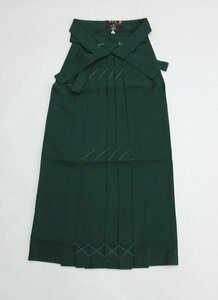 cherry★y5933lz★和装の卒業式★新品未使用★卒業の思い出作り★卒服コレクション/女性 袴/卒業式/はかま/濃い緑系 無地【未使用品/ポリ】