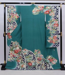 cherry★C0156fc★振袖コレクション♪★振袖 単品 系 ★成人式 卒業式 結婚式 前撮り furisode kimono Japanses【中古品/正絹