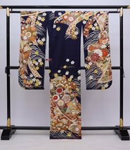 cherry★y8554fc★訳アリ★スプリングセール★振袖コレクション★振袖 単品 系★成人式 卒業 furisode kimono Japanses【中古品/正絹_画像3