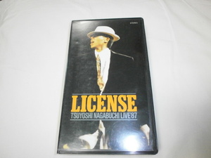  video Nagabuchi Tsuyoshi LICENCE Live '87 license 