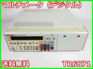 【中古】マルチメータ（デジタル）　TR6871　アドバンテスト Advantest　7.5桁　4線式抵抗測定対応　x01837　★送料無料★[電圧 電流 電力]