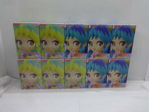 X887 Urusei Yatsura anime ver. Q posket LUM-III Ram 3 A color 5 piece B color 5 piece total 10 piece set 