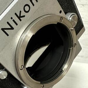 ■希少レア■ Nikon F ニコン アイレベル フィルムカメラ ブラック 一眼レフカメラ シルバー ボディ の画像8