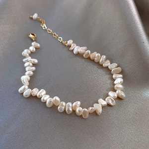 淡水パール 真珠のブレスレット チェーン 腕輪 高品質 レディースアクセサリー バングル 装飾品 ジュエリー プレゼント 祝日 極上 zs18