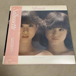 【帯付】松田聖子 SILHOUETTE シルエット SEIKO MATSUDA / LP レコード / 28AH 1267 / ライナー有 / 和モノ 昭和アイドル/