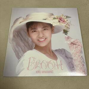 南野陽子 BLOOM ブルーム YOKO MINAMINO / LP レコード / 28AH 2167 / ライナー有 / 和モノ 昭和アイドル/