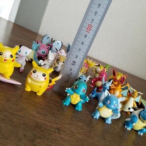 当時物 初期 ポケモン ミニ ソフビ フィギュア 24点 波乗り ピカチュウ 初代 旧 ポケットモンスター TOMY トミー POKEMON NINTENDO 任天堂の画像2