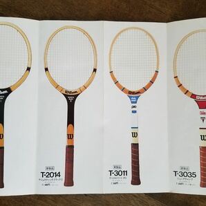 70s Wilson ビンテージ テニス ラケット カタログ 1979 ウイルソン スタンスミス クリースエバート ジミーコナーズ スポーツ デザイン 資料の画像5