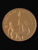 Z50-5)海外丸形記念金貨、コイン、メダル*欧米１２星座　5/21~6/21双子座*参考品1枚　ゴールド_画像1