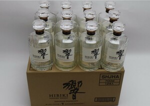 空瓶 サントリー 響 ジャパニーズハーモニー ウイスキー 700ml 12本セット 専用段ボール入り 空き瓶 SUNTORY