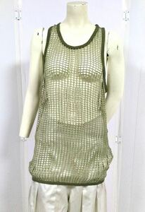 8.5@ 新品「FAITH CONNEXION」“X1781T00580/Mesh Tank Top”メッシュ タンクトップ SIZE:S インド製