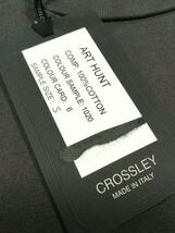 新品「CROSSLEY」“HUNT”ヴィンテージ加工 クルーネック Tシャツ SIZE:S イタリア製 Col.1020_画像6