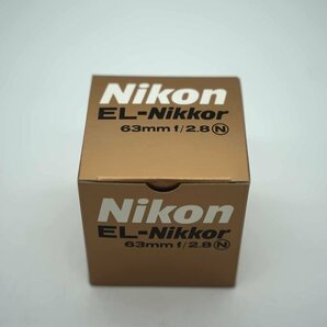 △未使用品 Nikon EL-NIKKOR エル・ニッコール63mm F2.8N（35mmマイクロ・35mm判用）の画像5
