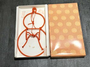 □△ 瓢扇掛 油久 ツシカ ひょうたん型 保管品 共箱 茶器 茶道具 花器 華道具 工芸品