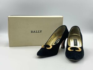 □★【BALLY】バリー 靴 パンプス 黒 23cm (S0407)