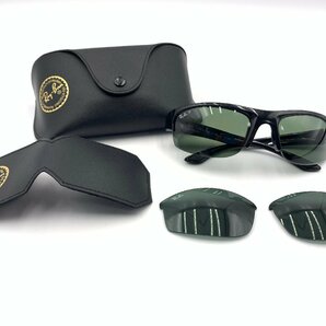 □2★ 美品！交換レンズ付き レイバン Ray-Ban RB4173 ブラック (S0415)の画像1