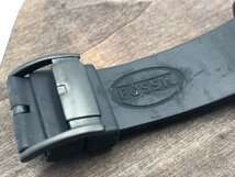 □★ フォッシル FOSSIL QZ JR1425 クロノグラフ デイト 黒文字盤 メンズ腕時計 可動品_画像8