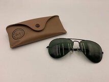 □1★ ヴィンテージ レイバン Ray-Ban 58□14 希少 ブラック B&L (S0415)_画像1