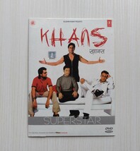 【1円スタート】インド 映画 音楽DVD KHANS 懐メロ ボリウッド 中古 シャールク・カーン サルマン・カーン アーミル・カーン_画像1