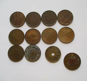 古銭 昭和13年 1銭硬貨2種類 10銭 硬貨 まとめ 日本 旧硬貨