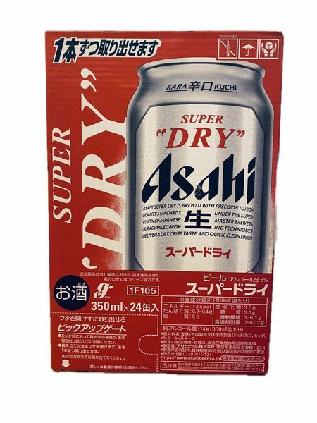 アサヒ スーパードライ 缶ビール　350ml 24缶　1ケース