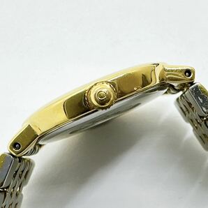 04233 オメガ OMEGA デビル DE VILLE レディース 腕時計 クォーツ 電池式 QZ ゴールドカラーの画像3
