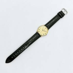 04251 オメガ OMEGA 稼働品 デビル DE VILLE メンズ 腕時計 手巻き ゴールドカラー アンティーク ヴィンテージの画像7