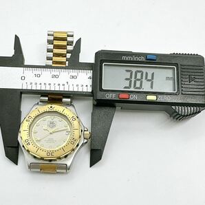04258 タグホイヤー TAG HEUER 稼働品 934.213 3000 プロフェッショナル 200m ボーイズ ユニセックス 腕時計 デイト クォーツ 電池式 QZの画像9