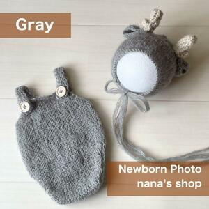  gray!. ear hat . overall .. new bo-n photo photographing costume Dragon dragon 
