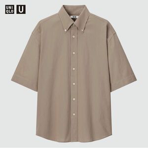 【ユニクロU/uniqlo U】オーバーサイズシャツ/メンズ/M/2023SS