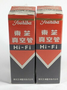 17834　東芝　12AX7A　Hi-Fi　同一ロット　2本　未開封　TOSHIBA　真空管　