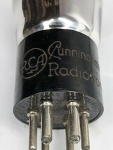 17852　RCA　Cunningham　Radiotron　刻印ベース　2A5　TV-7D/Uにて試験済み　真空管_画像8