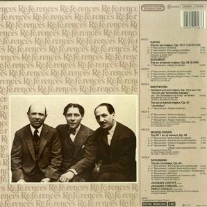 A00593267/●LP3枚組ボックス/アルフレッド・コルトー(Pf)/ジャック・ティボー(Vn)/パブロ・カザルス(Vc)「Trios Pour Piano Violon Et Viの画像2