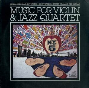 A00513248/LP/NY5 feat.マイケル・ウルバニアク、ロイ・ヘインズ、ケニー・バロンetc「Music For Violin & Jazz Quartet (1981年・JAM-00